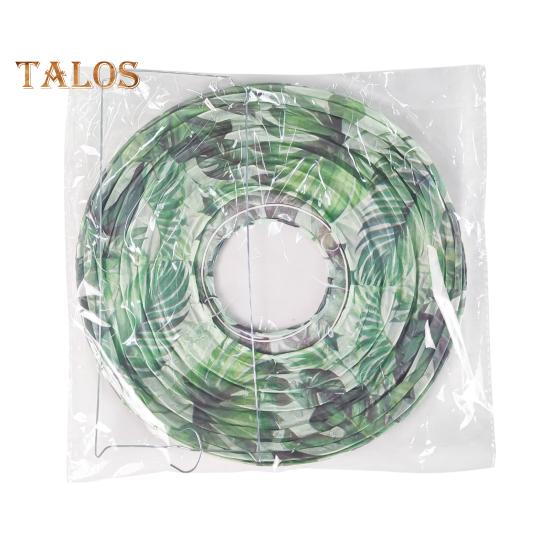 Тропический бумажный фонарь из пальмовых листьев в китайском стиле, подвесной фонарь, украшение для гавайской тематики, товары для вечеринки в стиле Луау, свадебный декор для дома