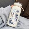 Insulated Thermos Bottle 316 Stainless Steel Milk Cup Girls' Portable Bag Cup Cartoon Student Couple Water Bottle