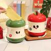 Орнамент Большая емкость Фруктовая копилка Милая креативная DIY наклейки Копилка для сбережений Многоцелевая Веселая мультяшная копилка Настольная
