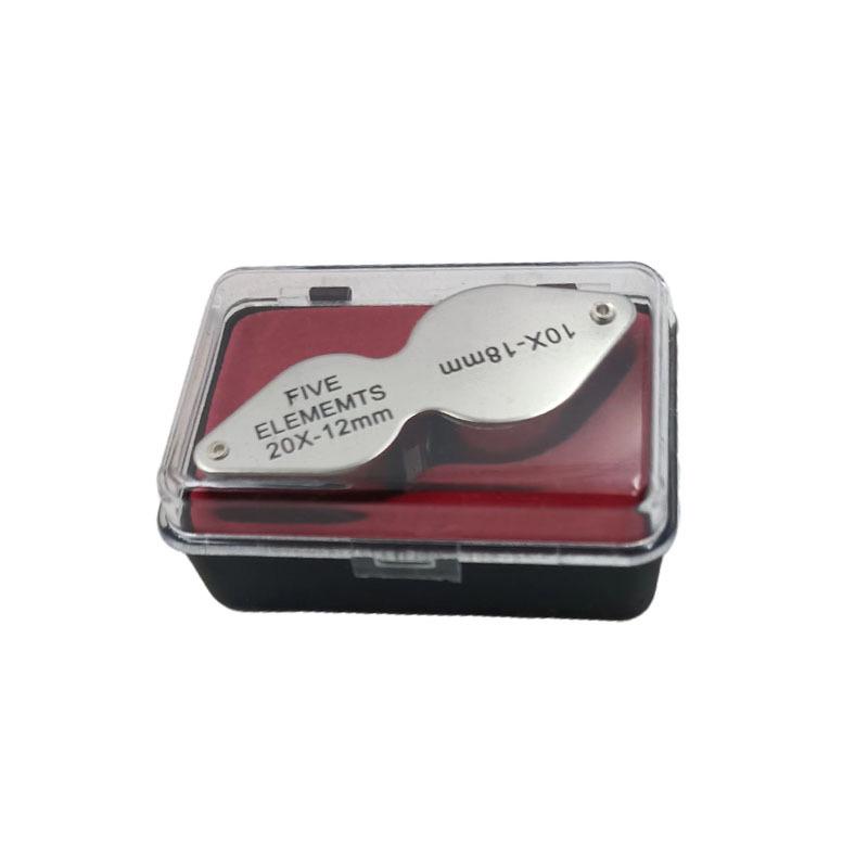 Портативная 30-кратная складная лупа для оценки ювелирных изделий и антиквариата