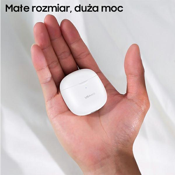 Usams Słuchawki Bluetooth 5.0 Tws Iaseries Bezprzewodowe Granatowy/Dark Blue Bhuia03 (Us-Ia04)