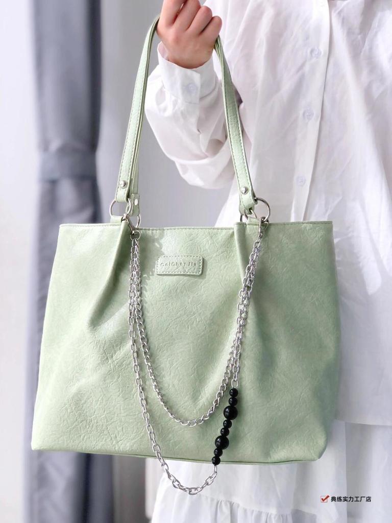 Bag women's niche design commuter texture large capacity fashionable versatile new trendy underarm shoulder bag tote big bag