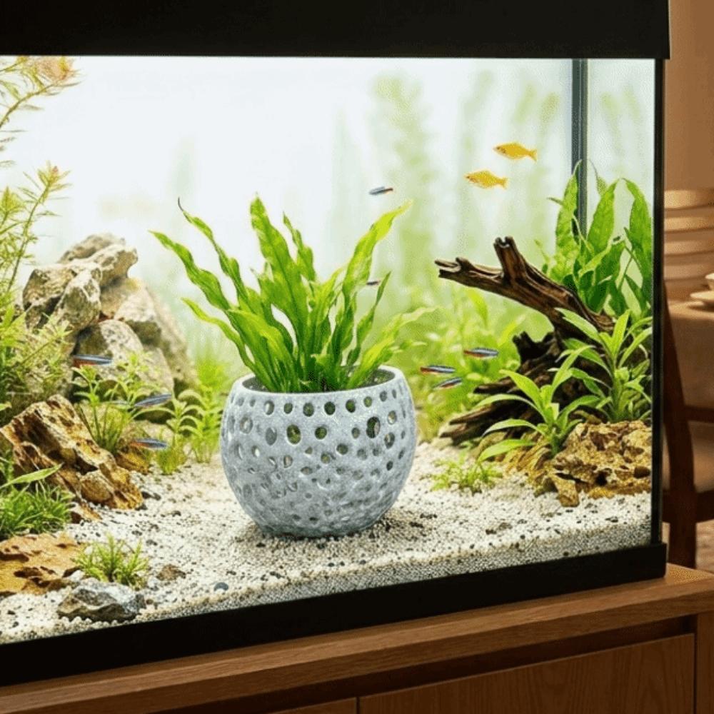 Porous Structure Fish Hiding Cave 3D Printed Shrimp Shelter Fish Tank Landscape