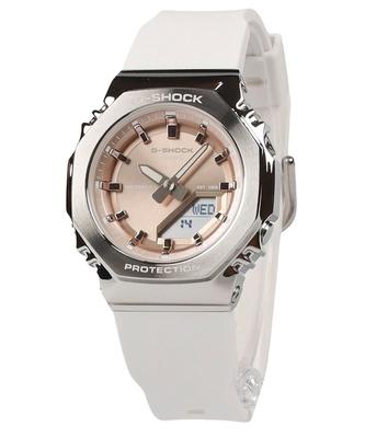 G-Shock аналоговые цифровые часы из био-смолы с ремешком из золотистого тона, кварцевые женские часы GM-S2110-7A9 200M