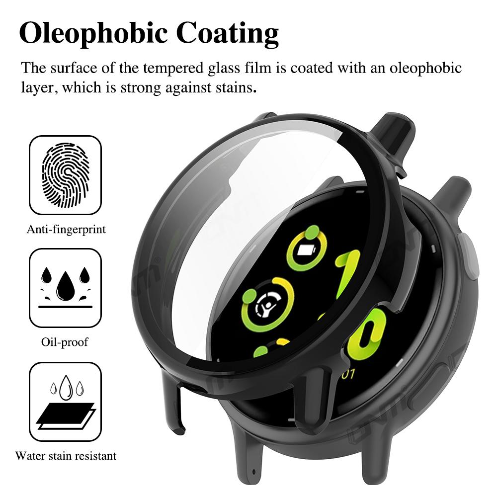 Премиальный чехол для ПК+закаленное стекло для Garmin Vivoactive 5 Защитная пленка для экрана от царапин и защитный бампер Аксессуары