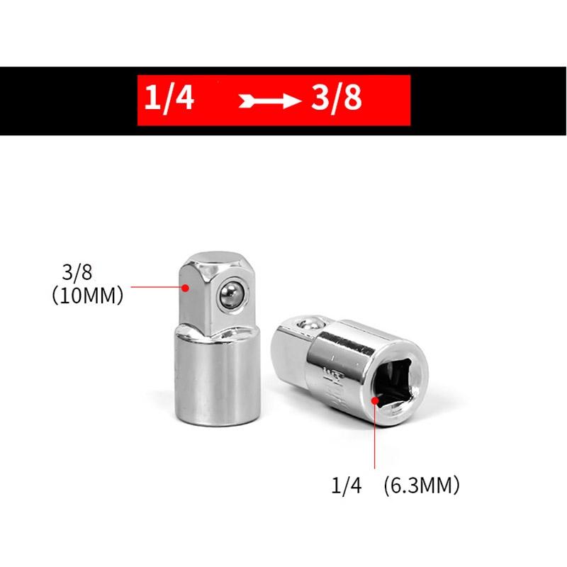 1/4\" 3/8\" 1/2\" Адаптер для гнезда Практичные аксессуары