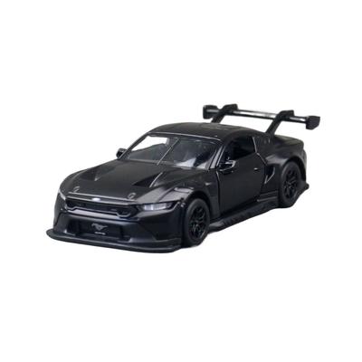 1/42 Ford Mustang GT3 Металлическая модель автомобиля Литье под давлением и игрушечные транспортные средства Модель автомобиля Масштабная модель Миниатюрная модель автомобиля Игрушки для детей