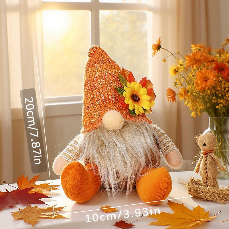 1PC Dolls Hanging Ornaments Doll Pendants Cute Fall Decor Country Style Sunflower Designs Home Decor 23x10cm