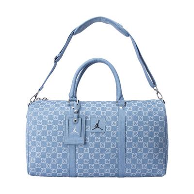 Хлопковая дорожная сумка, сумка-тоут, унисекс, светло-синий деним, Jordan JD2523003AD-001