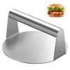 Stainless Steel Smash Burger Press Hamburger Patties Meat Masher Circular Meat Press Mold for Deli Meats Kitchen Accessories 4