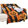 Blanket Super Soft for Adult Halloween Birthday Fall Winter Cozy Fluffy Flannel Blanket Bed Home Couch Sofa Bed Throw Blankets