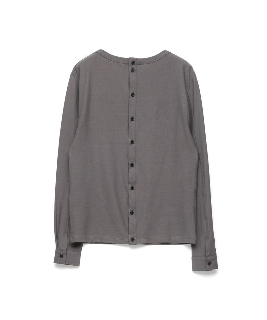 Haechinglum Тройная футболка-henley Розово-серая