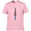 Planets Print Men S Funny Summer T Shirt Fashion Short Sleeve Streetwear Harajuku Graphic Tees Men