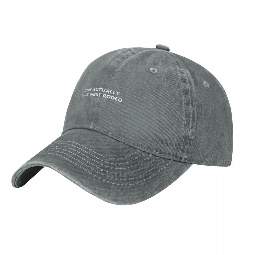 Это на самом деле моя первая бейсболка в стиле родео Винтажные кепки от солнца дизайнерская кепка Snapback Кепки-тракеры для унисекс Женские