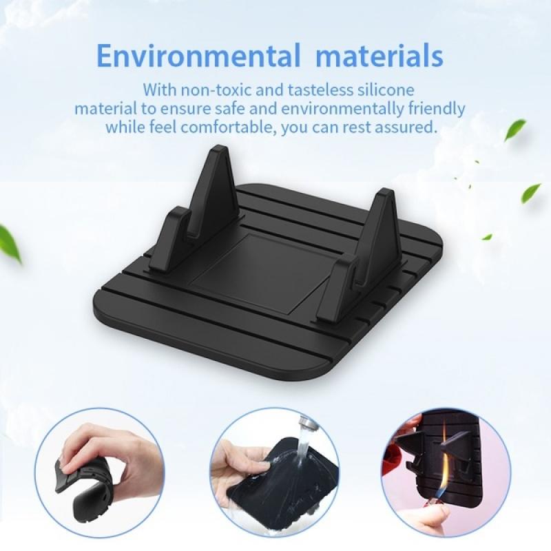 Anti-slip Car Silicone Holder Mat Pad Dashboard Stand Mount For Phone GPS Bracket For iPhone Samsung Xiaomi Huawei Universal