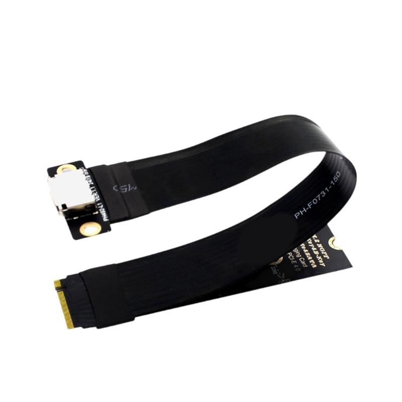 Кабель M.2 NVMe к разъему Oculink SFF-8611 SFF-8612 (мама) Легкий для стабильной передачи сигнала в игровом ПК