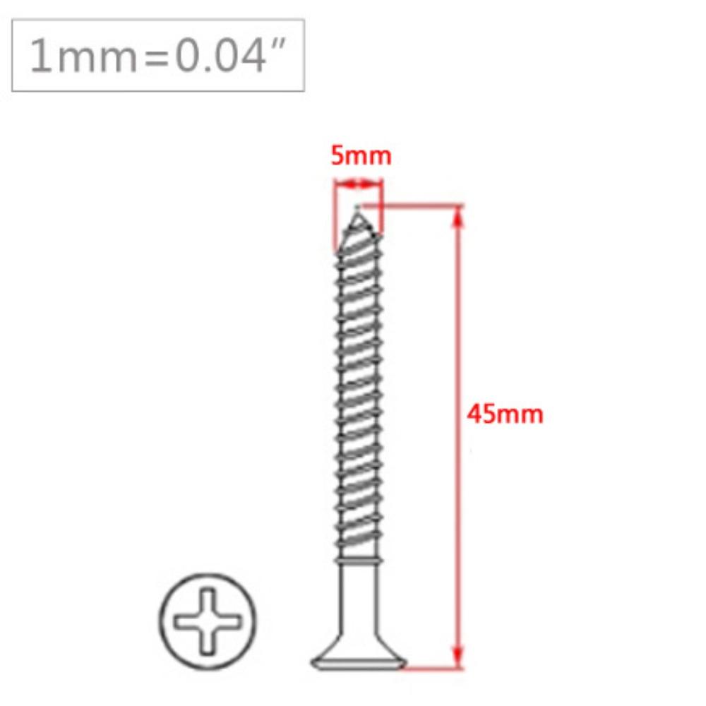 Винт для усиления гитары Винт для усиления гитары Винт neck plate Винт для гитары 5 * 45 мм Винт