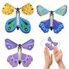 Surprise Prank Toy Birthday Party Magical Flying Butterfly Flying Card Novelty Toys Magic Props