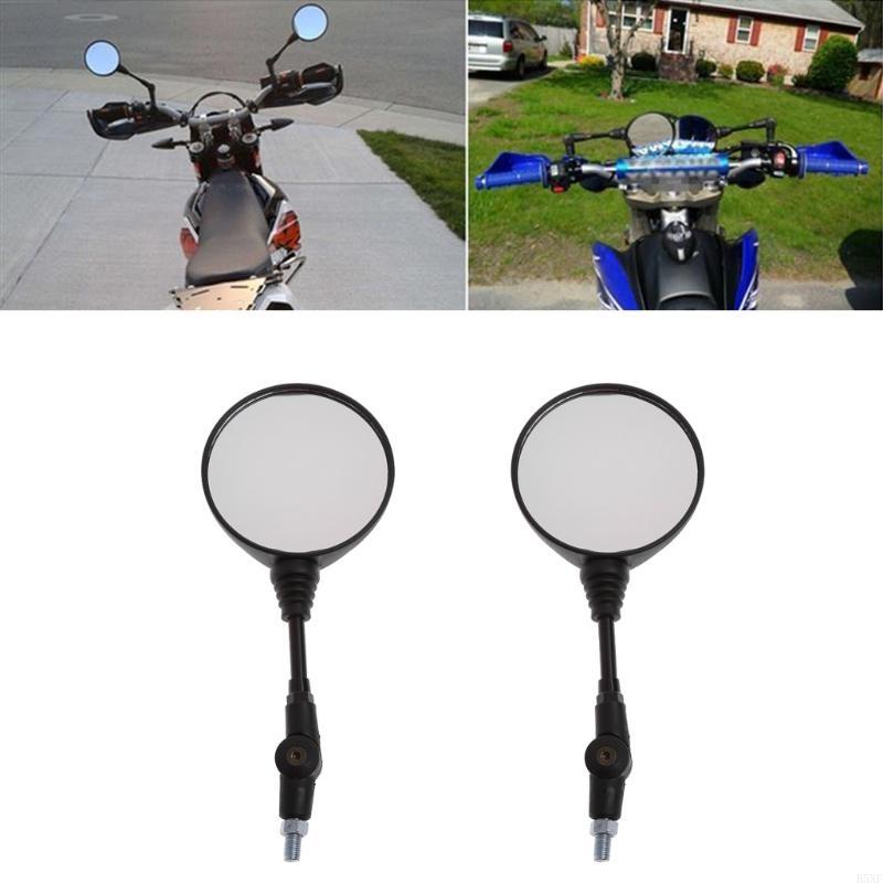 2025 New 1 P Round Motorbike Rear View Mirror Scooter Handlebar Rearview Mirror