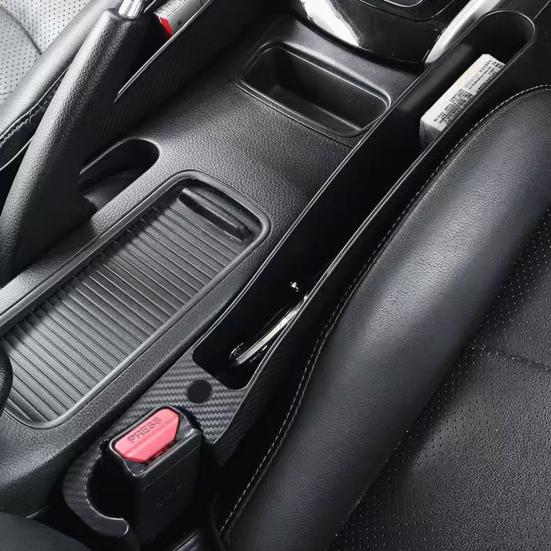 2 шт. Органайзер для щели между сиденьями автомобиля с отверстием для зарядки, большой вместимости