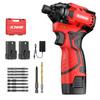 NAWIN Impact Driver Maximum Torque 140N M 3 Modes High Rotation Electric Impact Driver Brushless Motor Continuously Variable Speed Rechargeable DIY