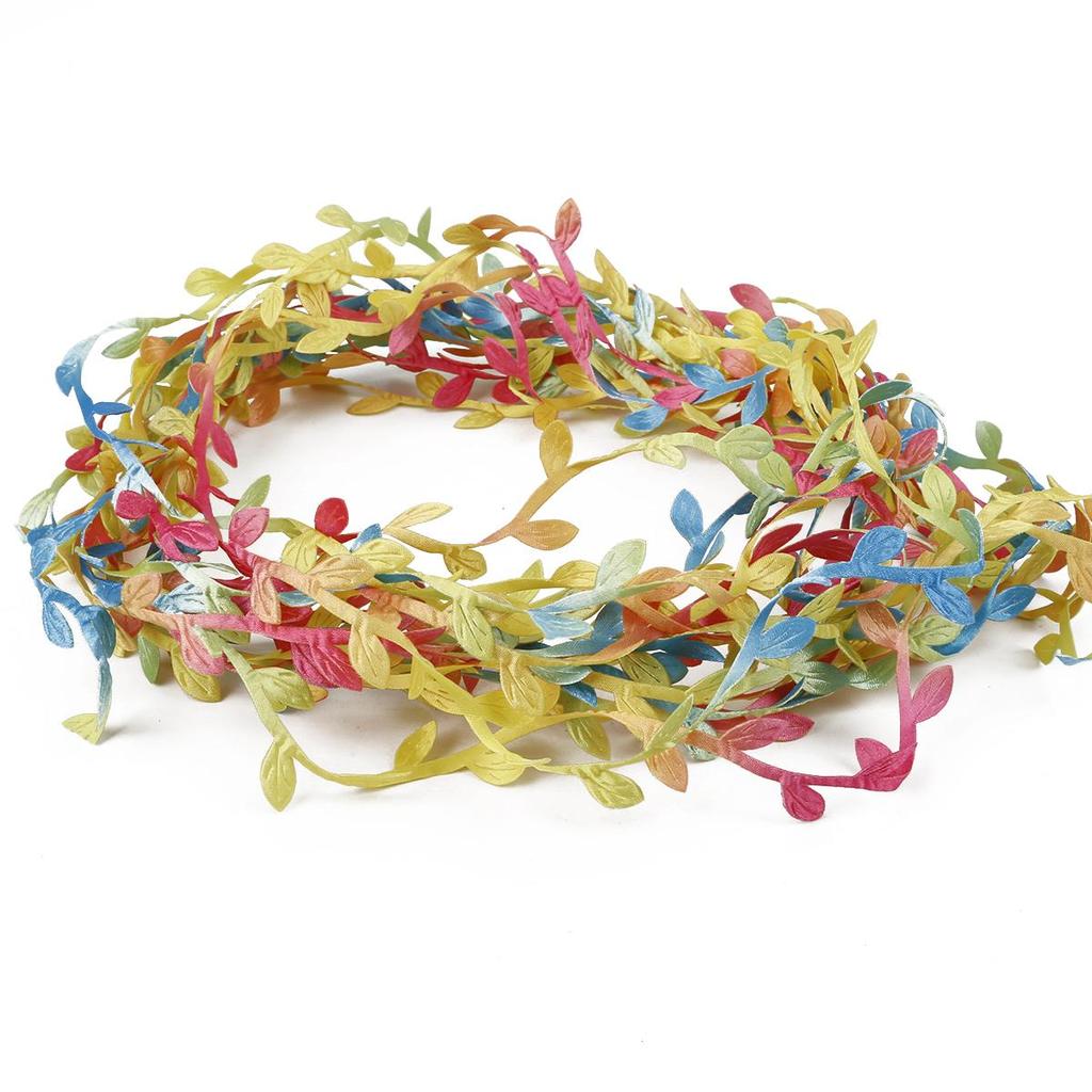 Красочные полиэфирные ткани листья кружевные украшения ручной работы DIY декоративный макет аксессуары для дома