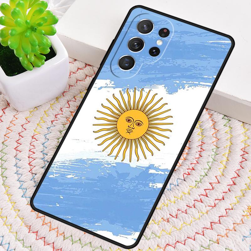 Чехол для телефона с флагом Аргентины для Samsung Galaxy note 10 pro S26 Ultra S23 S24 FE S25 S21 S22 PLUS ударопрочный