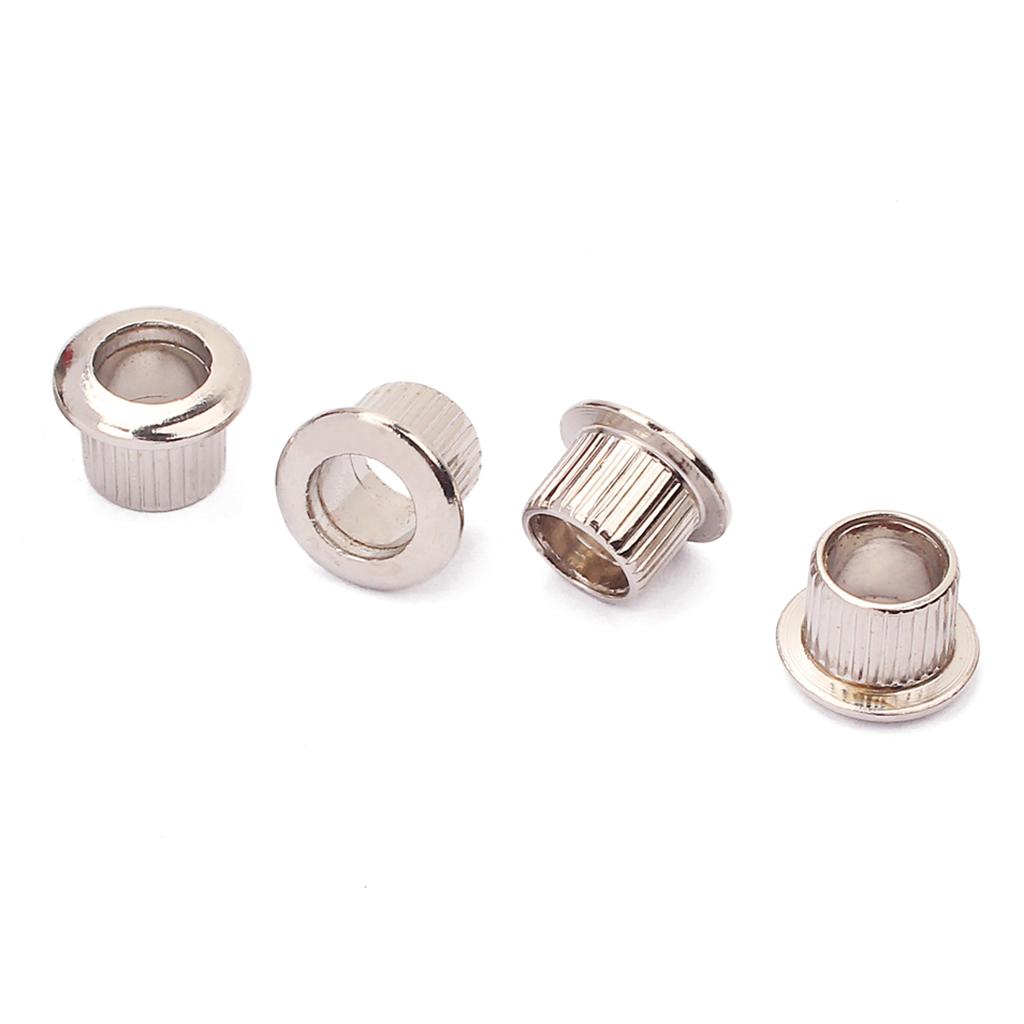 Guitar Bushings Vintage Style Steel Adapter Ferrules for Electric Guitar Tuning Pegs Microtuning Accessory