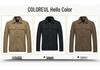 2025 Winter Solid Color Lapel Short Jacket for Men: New Business Casual Coat