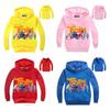 Толстовка с капюшоном Poppy Bobble из мультфильма Dreamworks Trolls для детей Мягкая и стильная хлопковая одежда