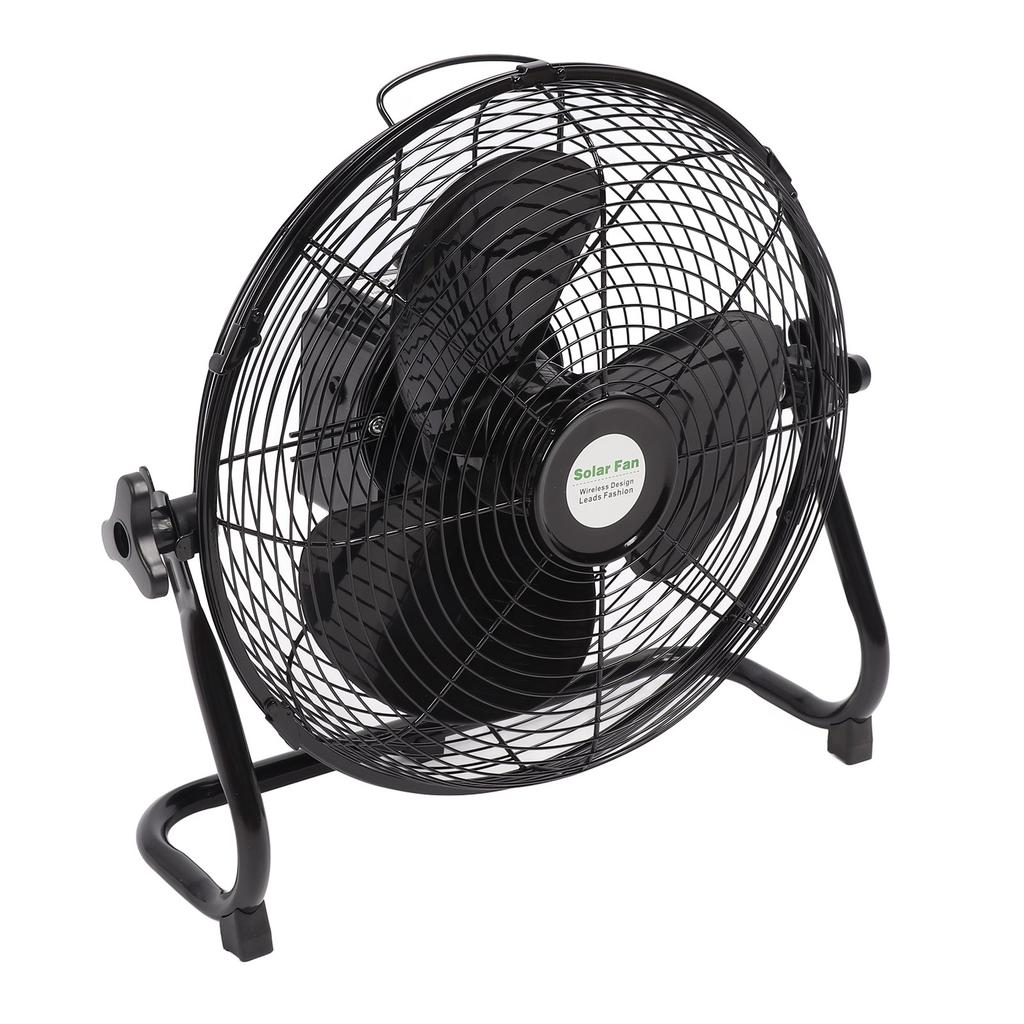 Battery Operated Solar Fan 10000mah 3 Speed Quiet Dual Use Portable Fan for Home Camping