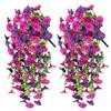 Artificial Flowers Vine Morning Glory Wedding Home Bedroom Table Festival Decoration Halloween Outdoor Yard Garden Arch DIY Gift