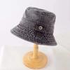 Denim Bucket Hat Women's Fashion Simple Sunscreen Basin Hat Washed Old Sun Hat Men