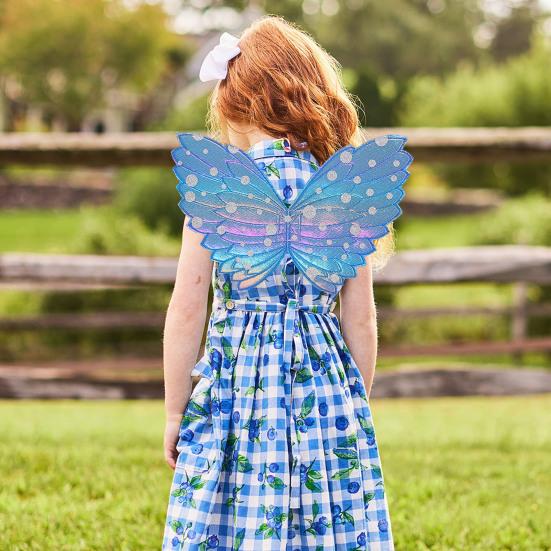 Butterfly Wing Props with Fairy Stick Realistic Patterns Colorful Fairy Wings Props Halloween Decoration