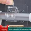 Клейкие телескопические фиксаторы для штанги: Крючки для подвешивания штор, занавесок для душа, полотенец и дверей без сверления