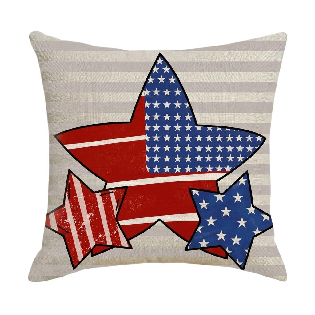 Independence Day Cover Linen Waist Case For Car Bedroom Living Room And Window