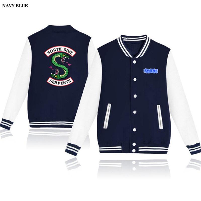 Модная унисекс повседневная кофта-толстовка с принтом Riverdale, мужская спортивная куртка-худи