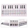 650x155x1mm Chord Chart Accessories Chart Chord For Begineers Keyboard