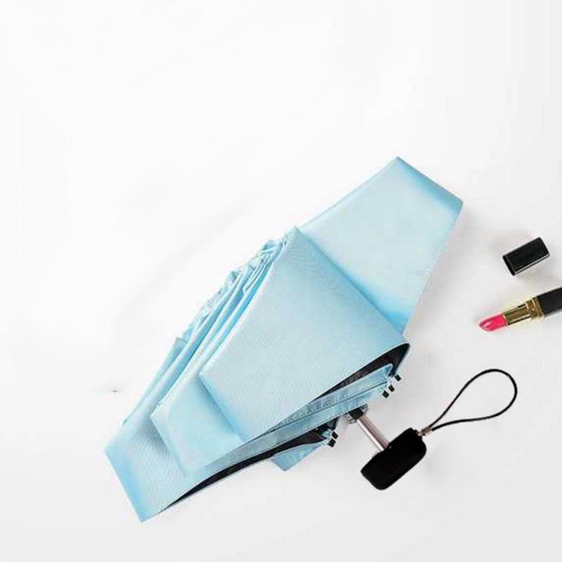 Foldable Cute Mini Umbrella Portable Windproof Rain Women Umbrellas Beach Pocket Parasol Folding Sun Umbrella Easily