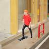 Диорама 1/64 Элегантная фигурка Коллекционная модель Миниатюрный персонаж Кукольный домик Сцена Макет Аксессуар