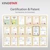 KINGSTAR 25kg Load Drawer Rail 2 Fold Single Extension 1.4mm Concealed Undermount Soft Colse Drawer Slide