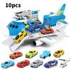 With Toy Aeroplane Vehicles Transport Cargo Airplane Car Children Gifts Set