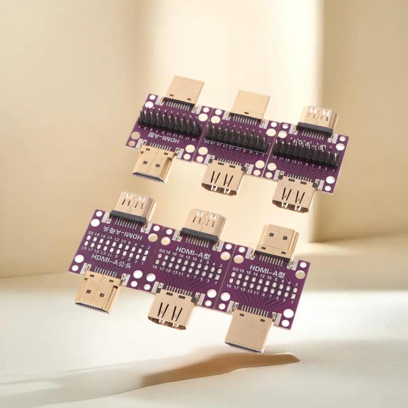 Adapter Test Board for HDMI Male to Female/Male; PCB Conversion Circuit Board