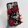 Для Nokia G42 Чехол Роскошный Цветок Бабочка Силиконовый Мягкий ТПУ Задняя Крышка для Nokia G42 G310 NokiaG42 G 310 NokiaG310 5G 2023 Чехол