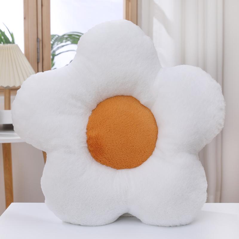 Sunflower Seat Cushion for Office Chairs - Decorative Flower Pillow for Backrest or Bay Window.