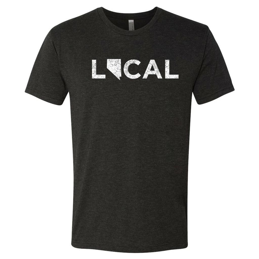Nevada Local - USA State Pride Canvas Triblend T Shirt - Vintage Black