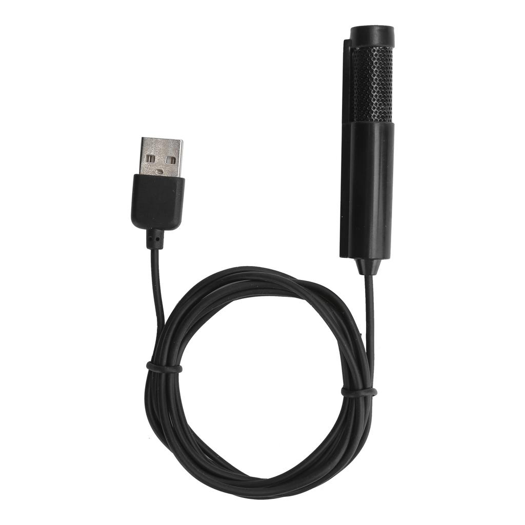 Мини USB микрофон для ПК ноутбука портативный конденсаторный микрофон для WIN7 8 10 OS X MSN SKYPEЧерный