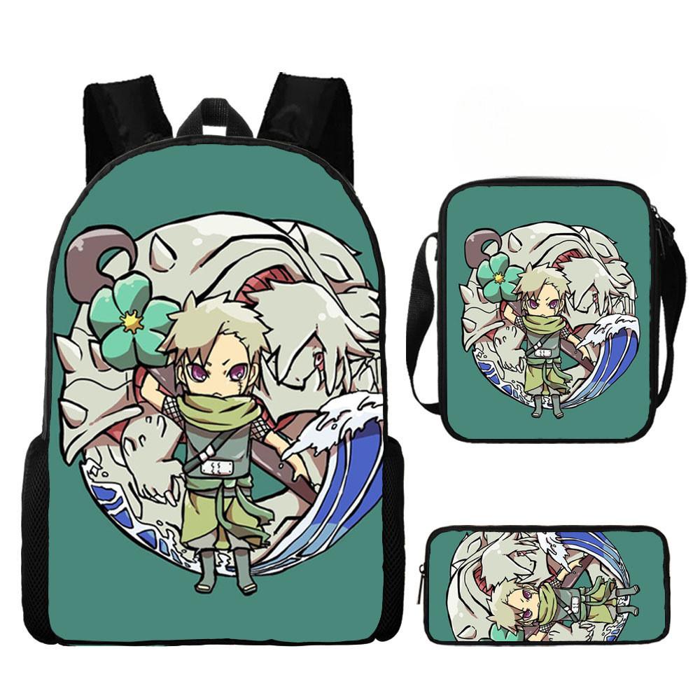 Детский рюкзак Наруто из легкого прочного материала для школы и путешествий