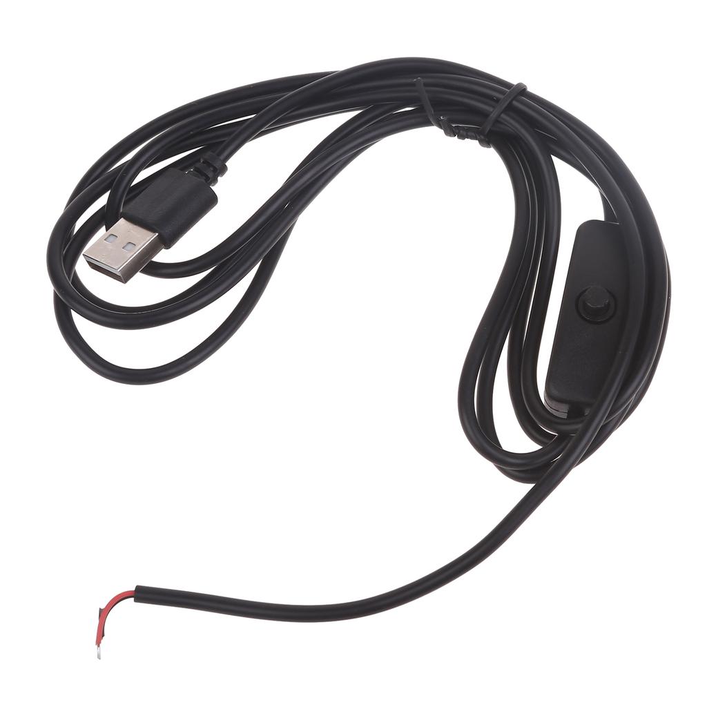 Светодиодная лента 5 В USB со встроенным выключателем Вкл/Выкл Кабель-шнур USB-кабель питания для электронных устройств для техно-энтузиастов