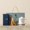 Suet jade white porcelain office cup filter tea separation ceramic mug office tea cup master cup gift box